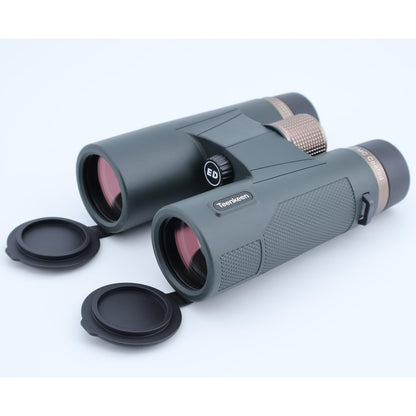 Teenkeen 12x42 ED HD Binoculars for Adults, IPX7 Nitrogen Filled Waterproof & Fogproof Large Eyepiece Low Light Vision Optical System with FMC Coated & BAK4 Prism for Bird Watching Travel Hunting