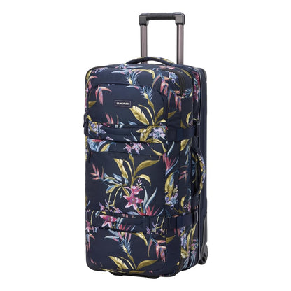 Dakine Rolling Duffel Bag 85L, Split Roller Travel Bag with Wheels, Medium Large Suitcase for Travel, Durable Luggage with Compartments, Hanalei, 85L