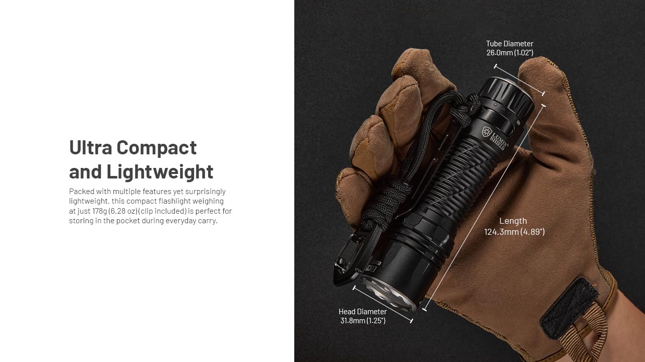 Nitecore EDC35 5000 Lumen EDC Flashlight, USB-C Rechargeable, High Power Super Bright Sticker for Everyday Carry
