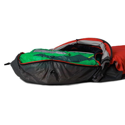 Outdoor Research Helium UL Bivy | Waterproof & Durable Ultralight Single Person Backpacking Tent, Clam Shell, No-See-Um Mesh, Spice, One Size