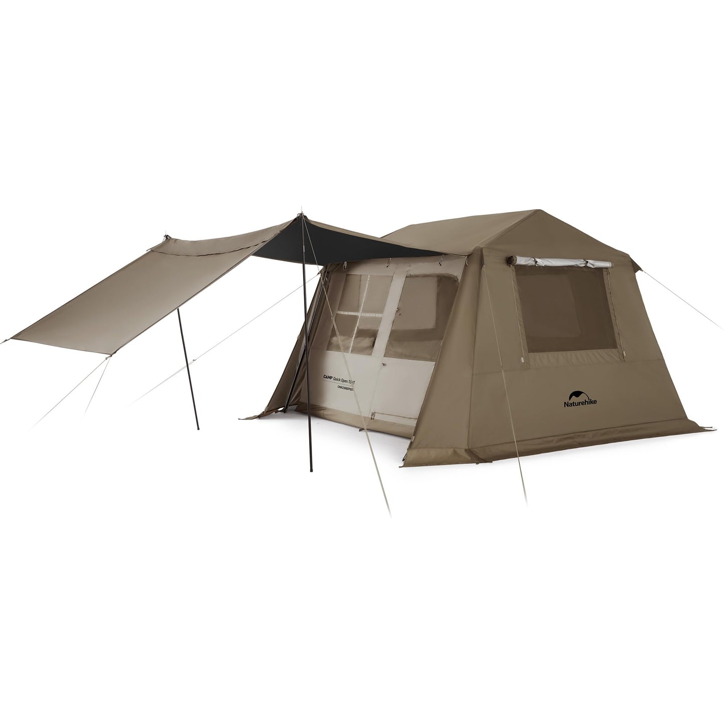 Naturehike Village Instant Tent, 4 Person 8 Person Camping Tent with Full Rainfly, Waterproof Large Cabin Tents for Car Camping