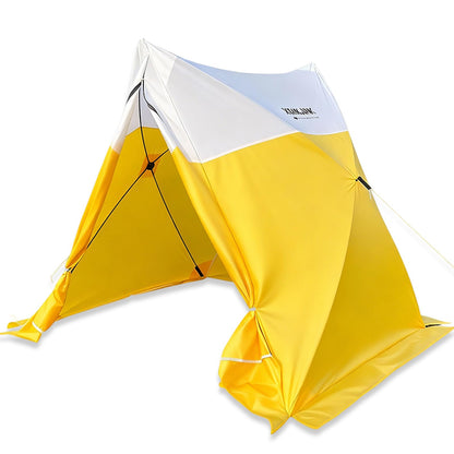 XIXIKANK Instant Pop-Up Emergency Shelter, 30-Second Setup All-Weather Work Tent for Disaster Relief, First Aid, Outdoor Survival & Worksites, Waterproof & Windproof 6.6ft x 6ft x 6.2ft