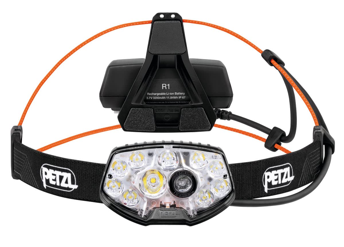 PETZL NAO RL Rechargeable Headlamp - 1500 Lumens (Reactive Lighting)