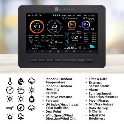 Ambient Weather WS-5000 Garden Bundle - Ultrasonic Smart Weather Station for The Garden w/WiFi Remote Monitoring and Alerts