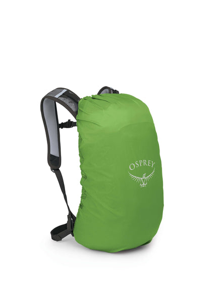 Osprey Hikelite 18L Lightweight Hiking Backpack - Durable Travel Daypack with Rain Cover for Men and Women, Black