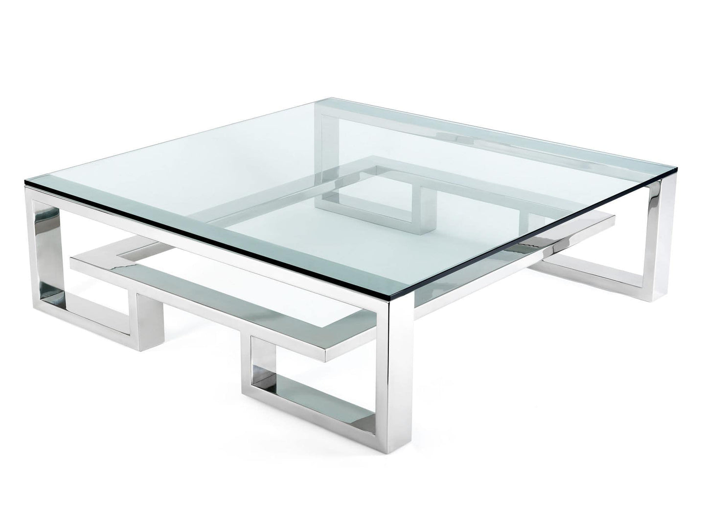 Clear Tempered Glass Table Top 14 Inch Square Flat Edge with 3/8 Inch Thickness for Dining, Coffee or Side Tables by Fab Glass and Mirror