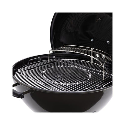 Weber Master-Touch Charcoal Grill, 26-Inch, Smoke Gray – Premium Outdoor BBQ Grill with Tuck-Away Lid Holder & One‑Touch™ Cleaning System, Porcelain‑Enameled Kettle
