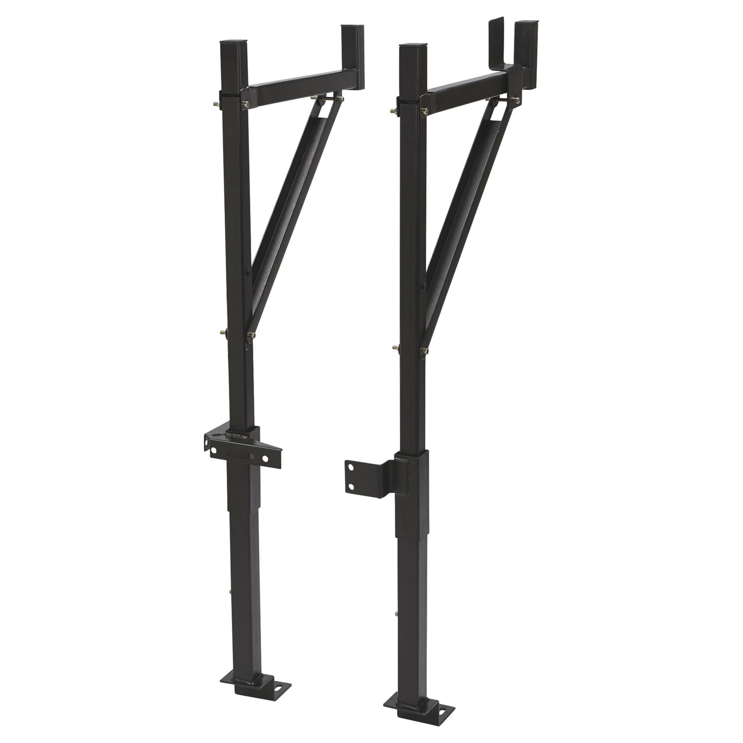 Rockland Extendable Truck Ladder Rack, 39" x 7" x 51.2", 250 LBS Capacity, Steel Truck Rack with Adjustable arm from 19" - 32", Ladder Rack for Truck