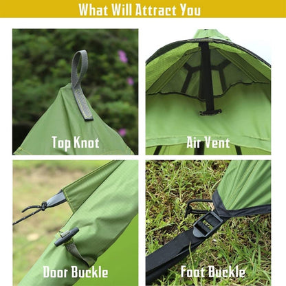 FireHiking Hot Tent with Stove Jack Ultralight Teepee Half Inner Tent for 1-2 Person Camping