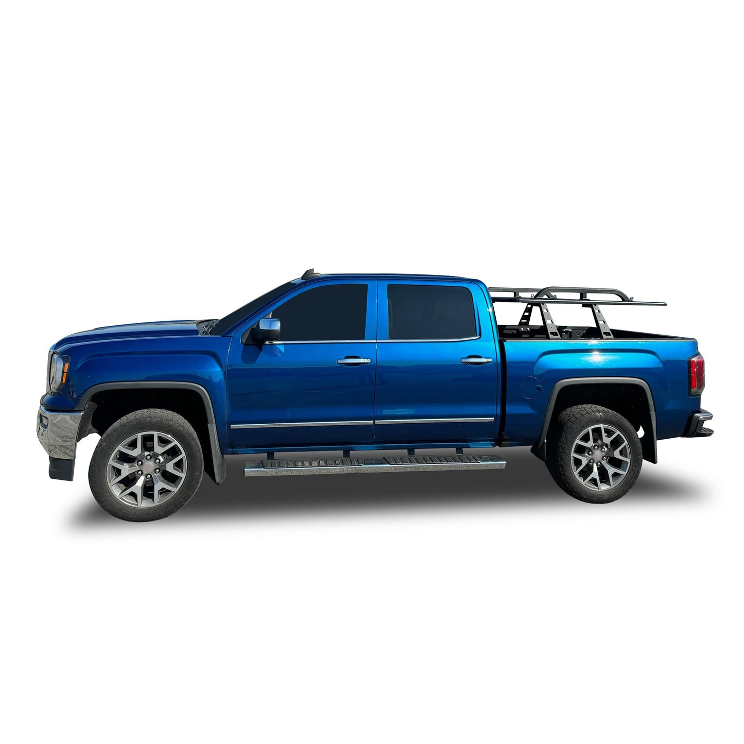 Black Horse Spike Stationary Cargo Platform System Compatible with 2005-2024 GMC Sierra 1500/2500 HD/3500 HD, Chevy Silverado 1500/2500 HD/3500 HD, Ford F-150/F-550, Ram 1500/3500,Tundra,Titan.