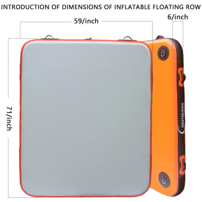 Inflatable Floating Platform，Inflatable Floating Dock，Multi-Scene Water Floating Platform，Suitable for Rivers, Lakes, seasides, Swimming Pools;