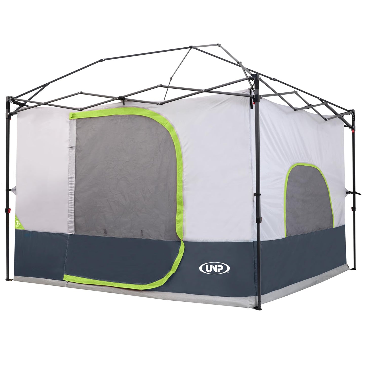 UNP Canopy Inner Tent, Camping Cube Tents for Pop Up Camping Canopy Tent, Compatible with 10' Wide Canopies Tents (No Top & Frame) (Dark Blue)