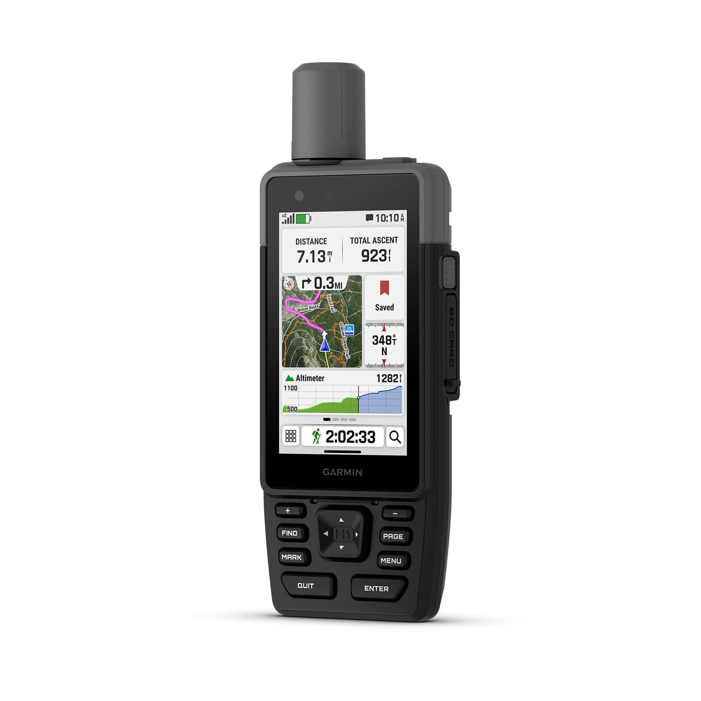 Garmin® GPSMAP® H1, Premium GPS Handheld Navigator with Color Touchscreen and Buttons, Durable IP67 Water Rating, Long Battery Life, Built-in Flashlight, Preloaded Maps