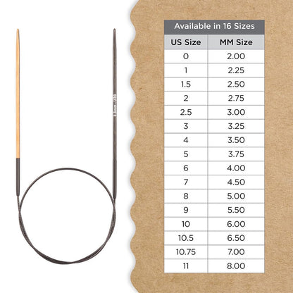 Knitter’s Pride Day & Nite Fixed Circular Needles 16"" (40cm) – US Size 6 (4mm)