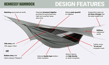 Hennessy Hammock - Explorer Deluxe Zip XL