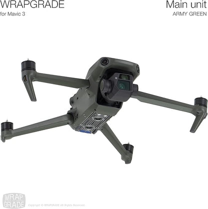 WRAPGRADE Full Skin Stickers for DJI Mavic 3 / Mavic 3 Classic (Army Green)