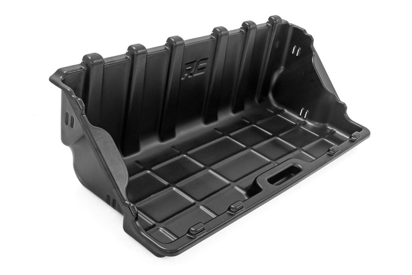 Rough Country Easy Access Truck Bed Cargo Storage Box | Mid-Size 52.5" - 10203, Black