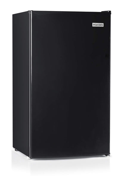 Igloo 3.2 Cu.Ft. Mini Fridge with Freezer - Single Door Compact Refrigerator with Glass Shelves for Homes, Dorms & Offices- Keep Snacks, Drinks & Frozen Foods Cool with Temperature Control Mini Fridge