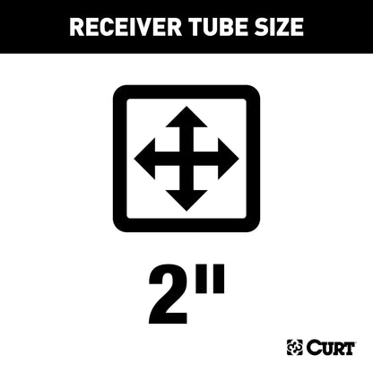 Curt 15400 XD+ Black Class-5 Trailer Hitch