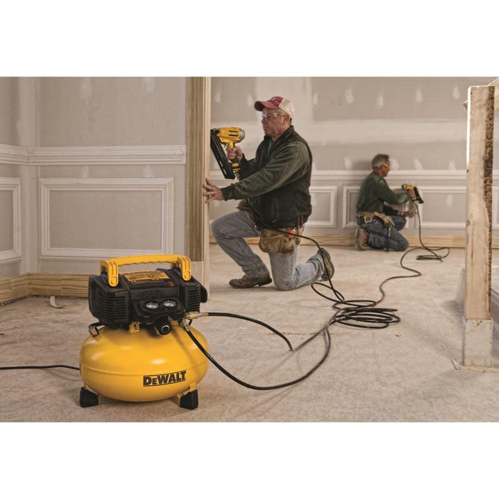 DEWALT Pancake Air Compressor, 6 Gallon, 165 PSI (DWFP55126)