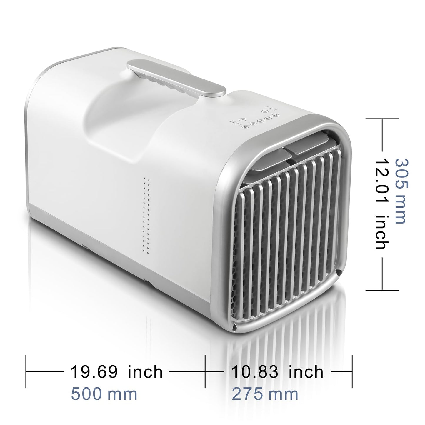 Movejoy 3000 BTU Portable Air Conditioner for Tent Camping, Low Power 400W Quiet 45dB AC Unit for Camping Tents, Grow Tents, Dog Houses, Cat Rooms, Small Spaces – Works with Jackery Power Station