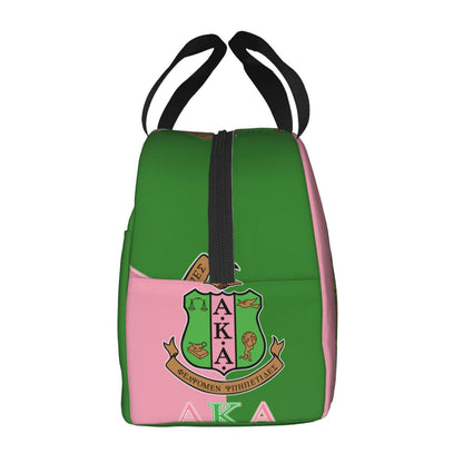 FRANTOFIT Insulated Lunch Bag for Women Portable Lunch Box Lunch Tote Cooler Bags for Work Travel Picnic (Pink)