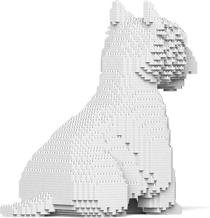 JEKCA West Highland White Terrier 03S | Dog Plastic Building Blocks | Age 14+