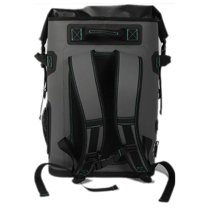 Engel BP25-GSF 25 Quart Roll-Top High Performance Backpack Cooler Dark Gray/Seafoam