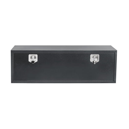 GarveeTech 48 Inch Underbody Truck Tool Box,48"x 16"x 13" Heavy Duty Steel Truck Storage Organizer for Pick Up Truck Bed RV Trailer, Waterproof Tool Box Chest with t-Handle Lock