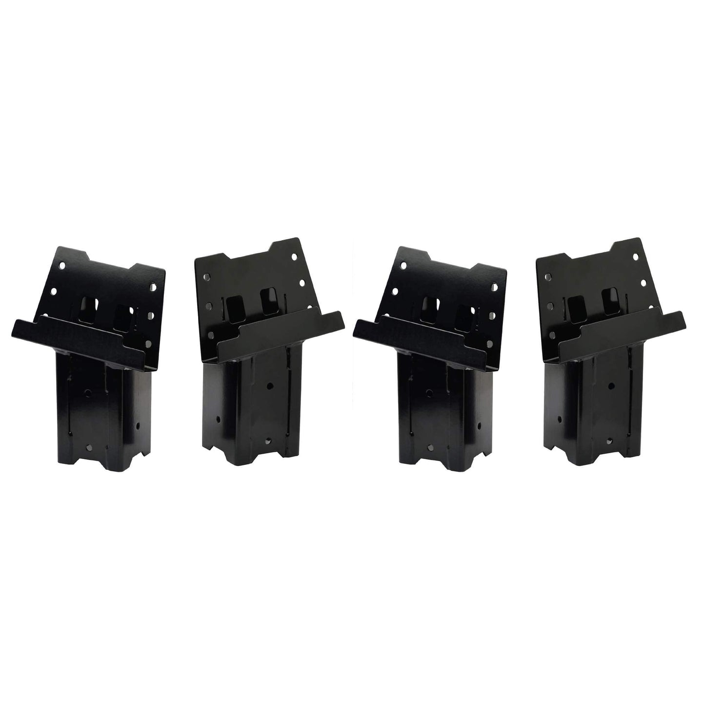 HME High-Strength Welded Construction Durable Multi-Use Platform Brackets 4 Pack - For Use With Hunting Blinds, Play Sets, Tree Houses