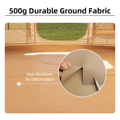 Inflatable Tents for Camping, Blow Up Tent with Hand Pump, Easy Setup 4 Season Inflatable Tent with Mesh & Chimney Window., Waterproof Oxford Air Tents for Camping 4/6/8/10/12 (157.5*118*78.7inch)
