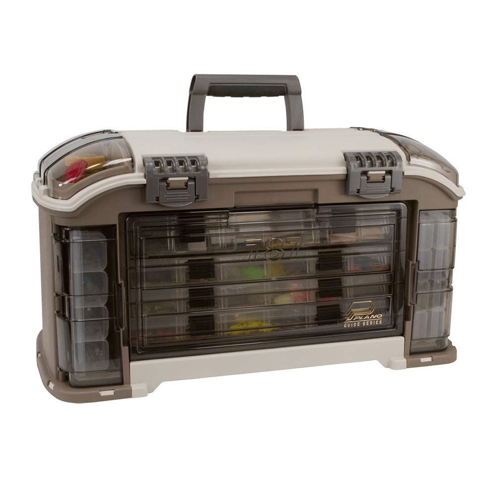 Plano Angled 787 Guide Series Stowaway Tackle System- Includes 7 Stowaways, Fishing Tackle Storage, Premium Tackle Storage, One Size, Model Number: 787010