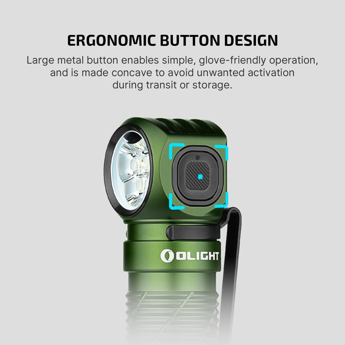 OLIGHT Perun 3 Rechargeable Headlamp Flashlight, 3000 Lumens LED Headlight with Red Light, Waterproof Head Lamp with Headband for Outdoor Camping, Hiking, Working (OD Green)
