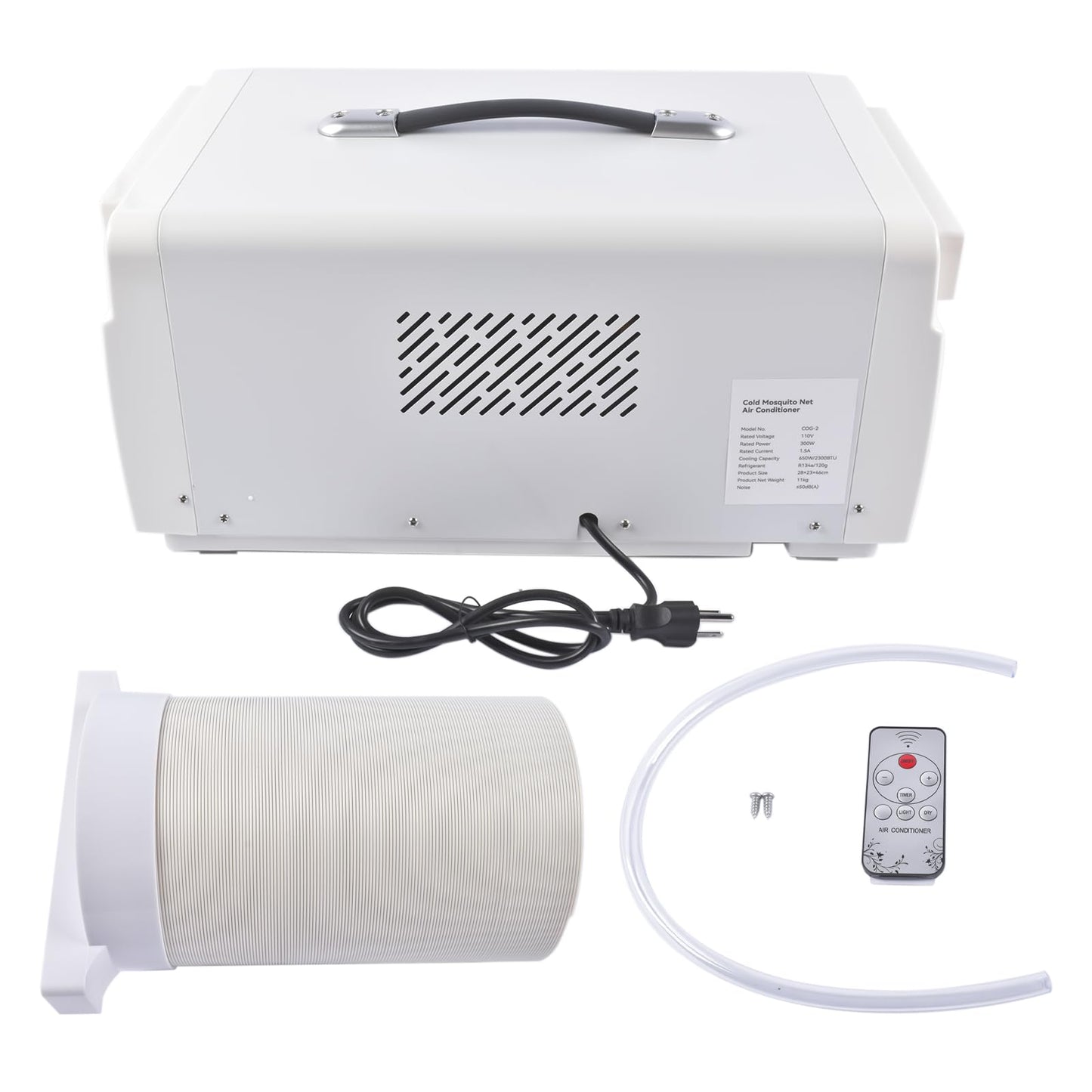 110 V Electric Portable Air Conditioner Mini Outdoor Camping Tent AC Kit for Camping Tent, RV, Car, Truck, Van Mixizap
