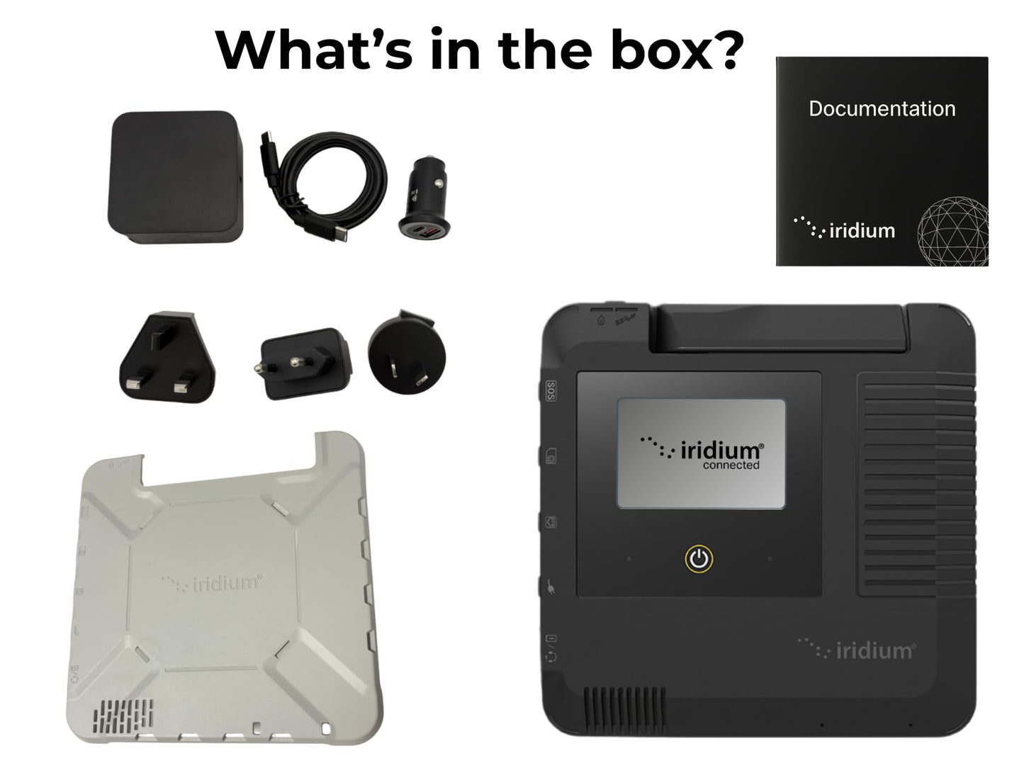 Iridium GO! Exec Satellite WiFi Hotspot Terminal with Fixed Installation Kit - Global Connectivity | Voice, Messaging, Data | Durable