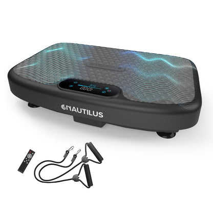 Nautilus Vibratone Pro Vibration Plate Exercise Machine for Lymphatic Drainage, Muscle Activation, Full Body Workout, Circulation, Fat Loss, Strength Training, Toning, Recovery