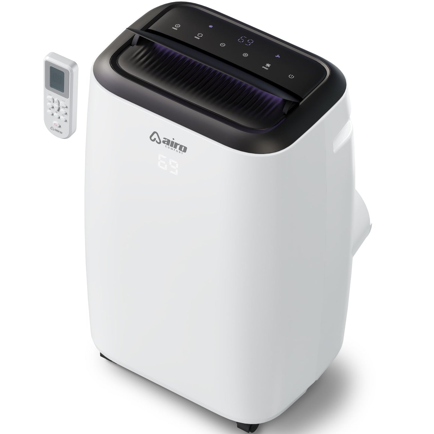 AIRO Portable Air Conditioners 8000 BTU, AC Unit Floor Standing with Remote Control & DIY Installation Kit, New 2025 model