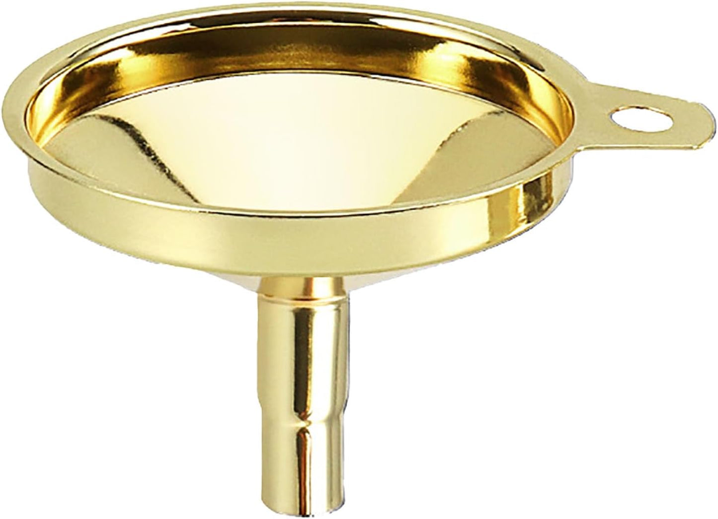 Skiennix 304 Stainless Steel Gold Plated Funnel - Multifunctional Kitchen Tool for Oil & Wine