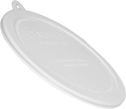 Corelle 418-PC White Cereal Bowl Set - 18oz Capacity with Lids (4-Pack)