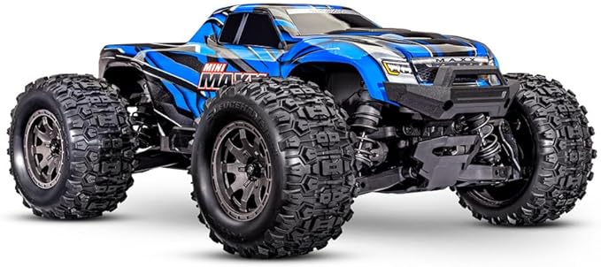 107154-1BLUE Traxxas Mini Maxx BL-2S - Blue
