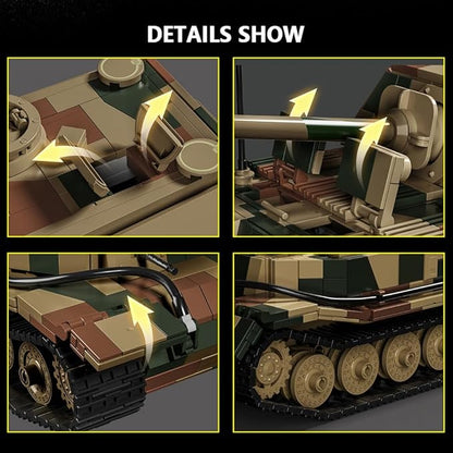 Military Armored Tank Vehicle Building Block Set (C6)
