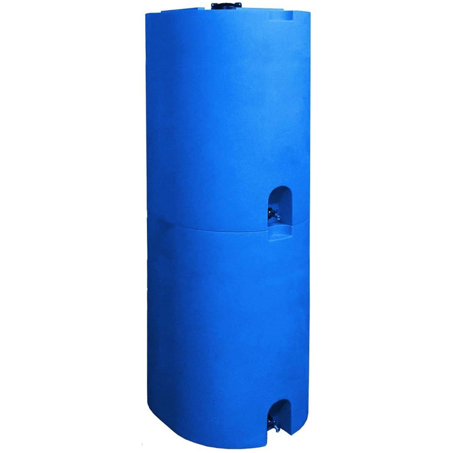 WaterPrepared 3 Pack Water Tank, Rain Barrel Storage, Stackable Drum, 55 Gallon