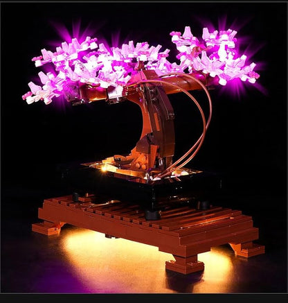 Upgraded Led Light Kit Compatible with Lego Icons Bonsai Tree Building Set Lights Decoration Compatible with Lego 10281 (Model Not Included)