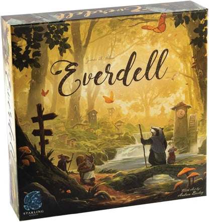 Everdell Board Game – Strategic Worker Placement &amp Tableau Building Game for Adults &amp Teens 1–4 Players Age 14+ Award-Winning Tabletop Fantasy Game