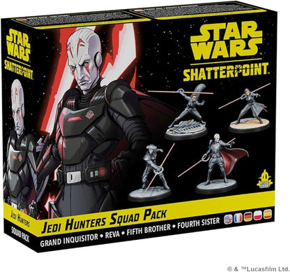 Star Wars Shatterpoint Jedi Hunters SQUAD PACK - Tabletop Miniatures Game Strategy Game for Kids and Adults Ages 14+ 2 Players 90 Minute Playtime Made by Atomic Mass Games