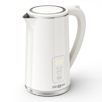 Electric Tea Kettle, PARIS RHÔNE1.7L Temperature Control Electric Kettle, 4H Keep Warm Water Boiler with 6 Presets, LED Screen Electric Kettles for Boiling Water, Boil-Dry Protection, BPA Free