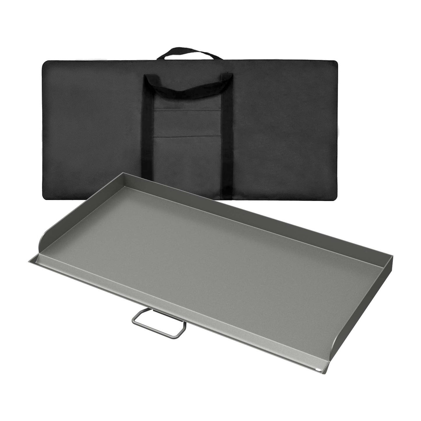 Professional Flat Top Steel Griddle for Camp Chef,Accessories for Camp Chef GB90D, TB90LW, TB90, TB90LWG, TB90LWG15, SPG90B, CCH3 Model Stoves,16'' x 38'' Griddle with Carry Bag