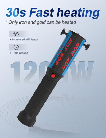 Pakowin Magnetic Induction Heater Kit - 1200W 110V Handheld Induction Heater Bolt Removal Tool with 3 Coils