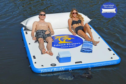 Island Hopper Island Buddy 8 Foot Inflatable Swimming Water Platform (Island Buddy 8 Only)