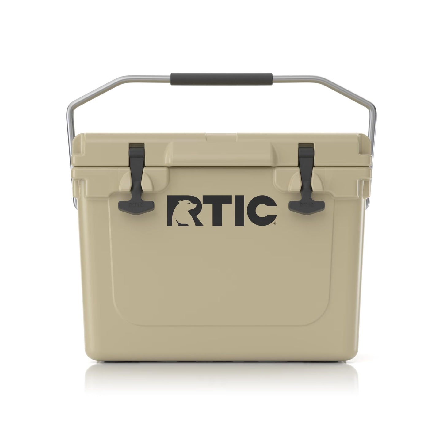 RTIC 20 QT Ultra-Tough Cooler Hard Insulated Portable Ice Chest Box for Beach, Drink, Beverage, Camping, Picnic, Fishing, Boat, Barbecue, Tan